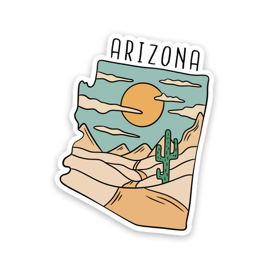 Arizona Shaped Sticker