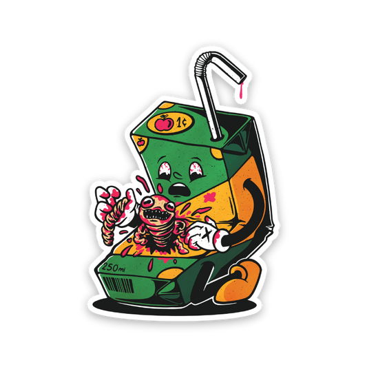 Juice Box Gore Sticker