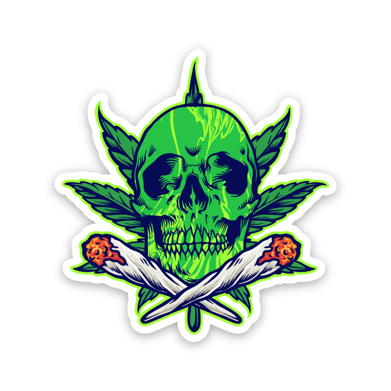Skull Joint Sticker