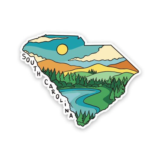 South Carolina State Shaped Sticker