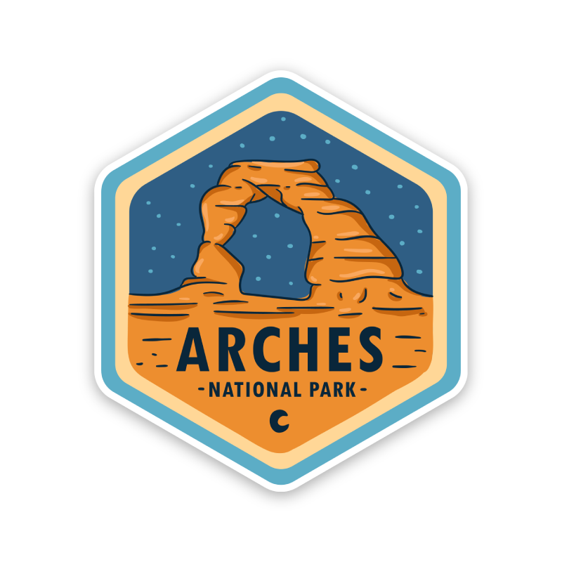 Arches National Park Sticker