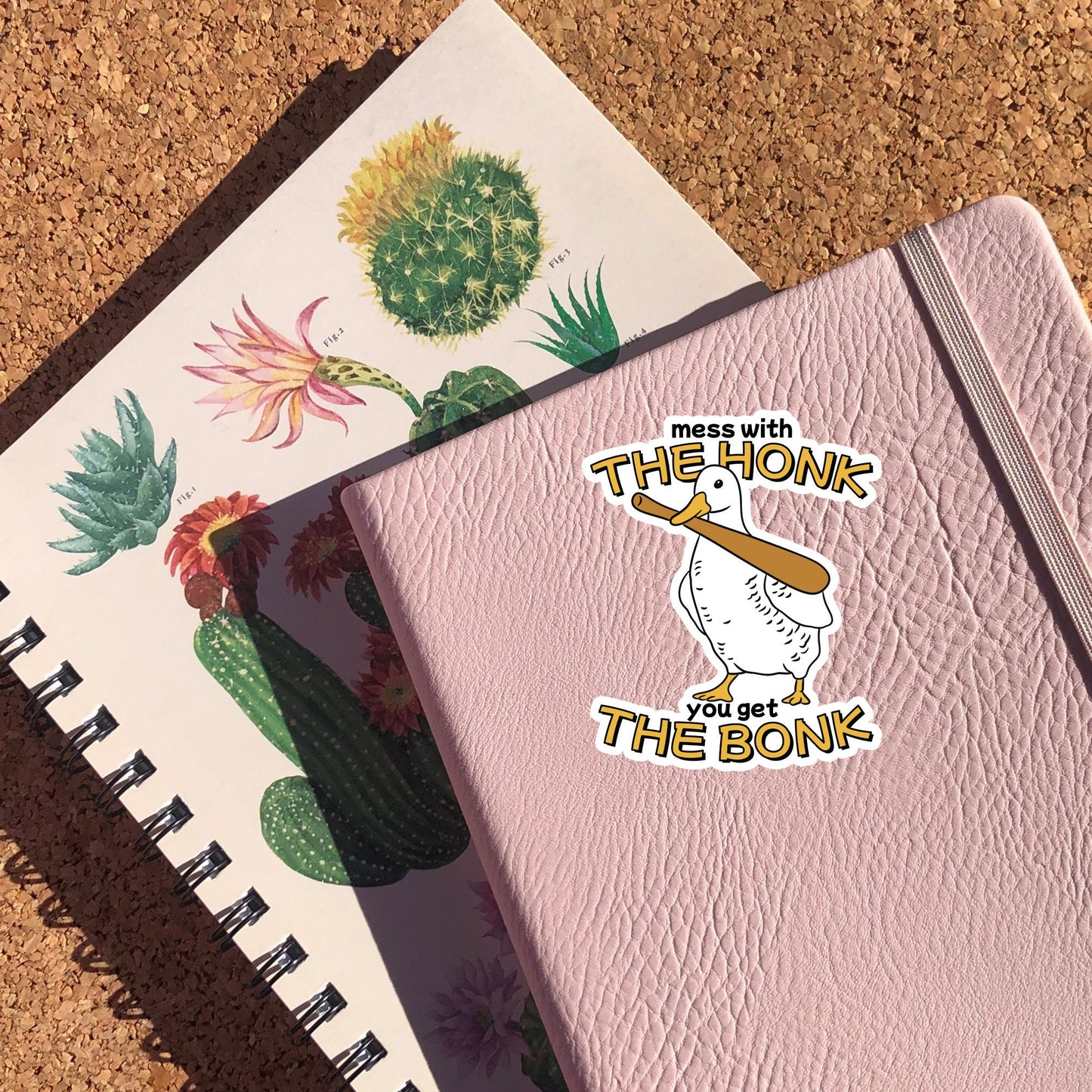 Mess With The Honk You Get The Bonk Vinyl Sticker, Funny Stickers, Laptop Sticker, Water Bottle Sticker, Car Sticker, Meme Sticker