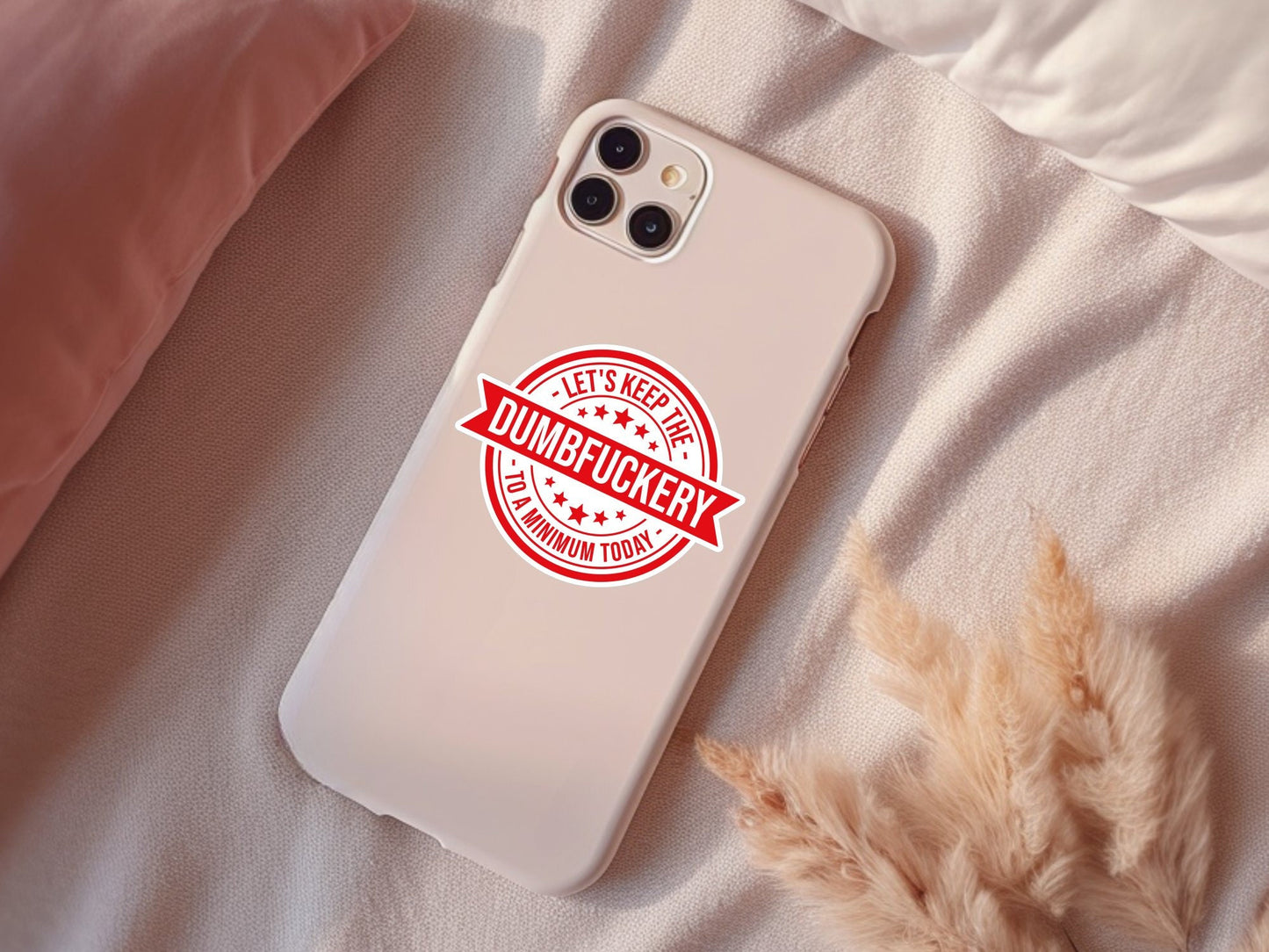 Dumbf*ckery Sticker, Funny Sticker, Meme Sticker, Sarcastic Sticker, Waterproof Durable Vinyl Sticker, Car Sticker, Laptop Sticker