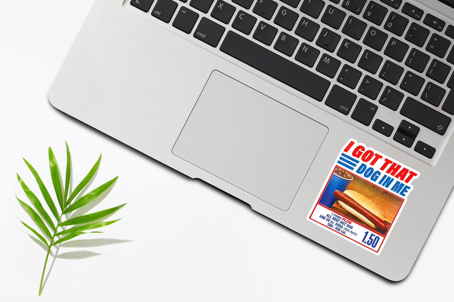 I Got That Dog in Me Vinyl Sticker. Costco Hot Dog Meme, Funny Sticker For Laptop, Phone, Toolbox, Hard Hat, Hydroflask, Water Bottle