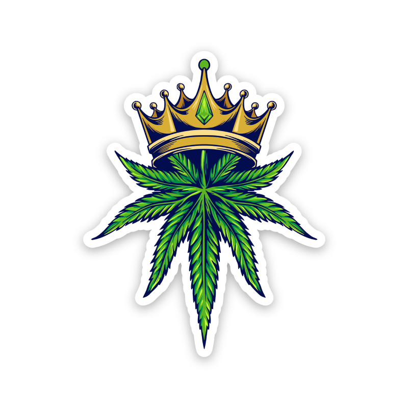 Weed King Sticker