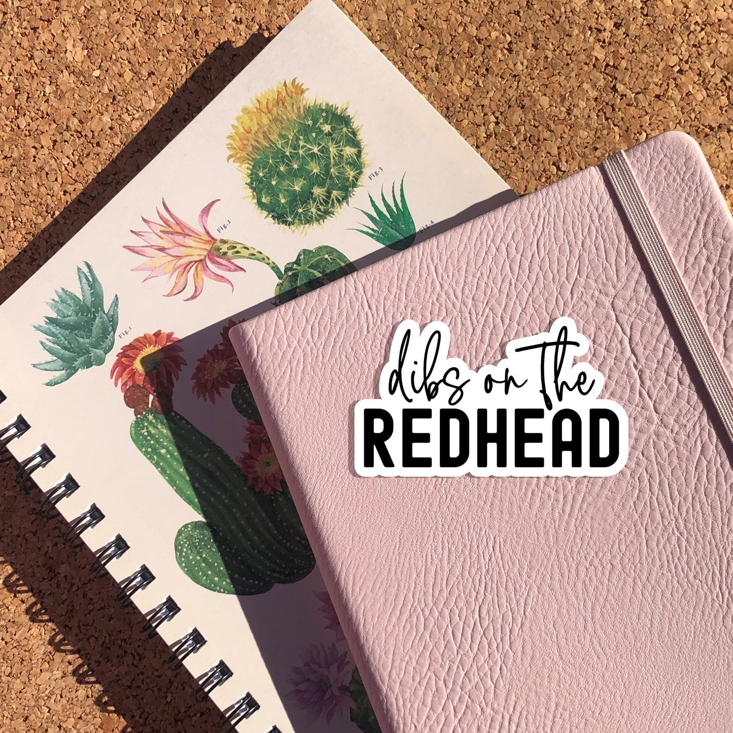 Dibs On The Redhead Sticker