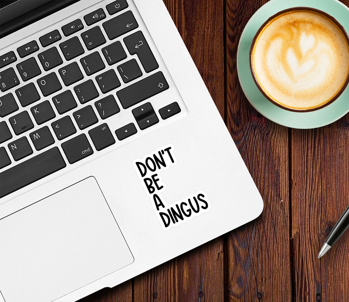 Don't Be A Dingus Sticker