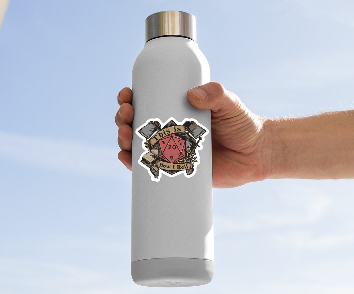 This Is How I Roll D20 Sticker