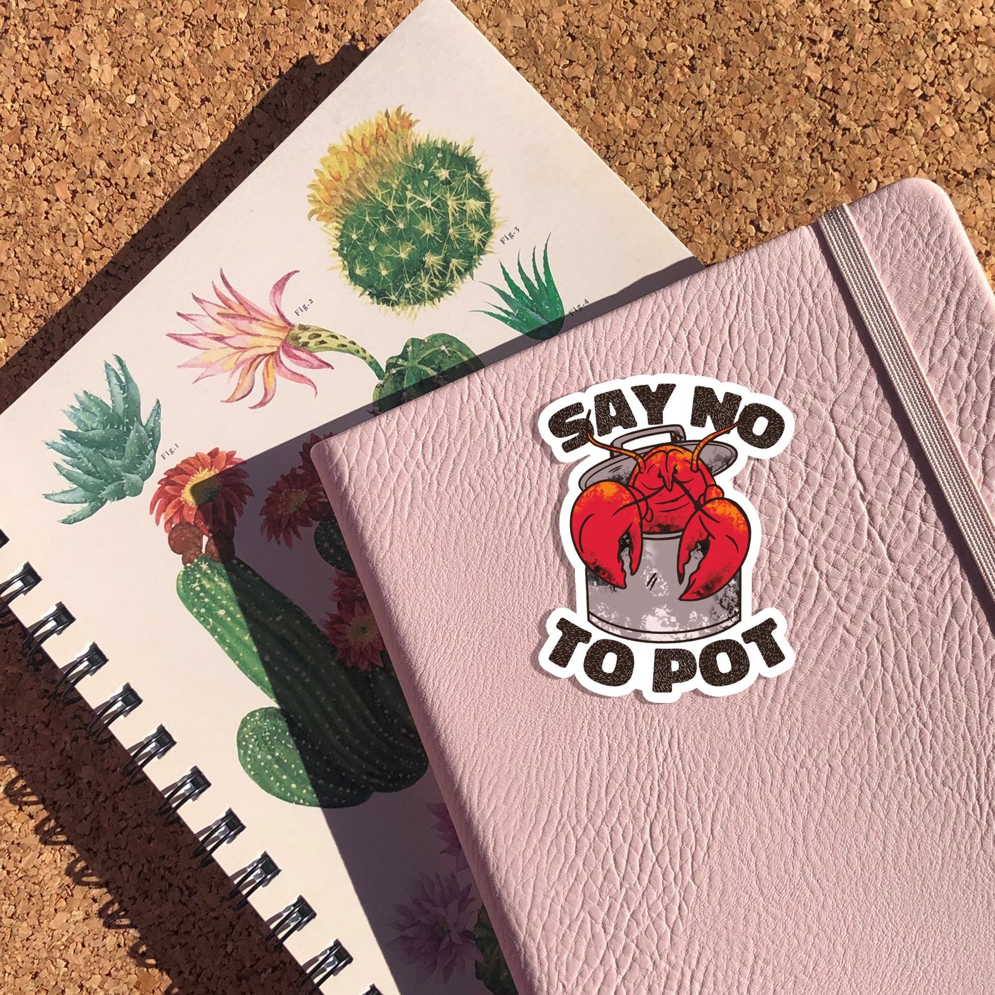 Say No To Pot Lobster Sticker