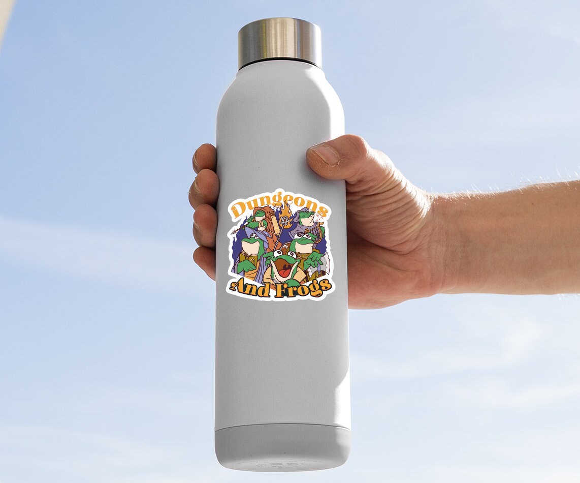 Dungeons And Frogs Sticker