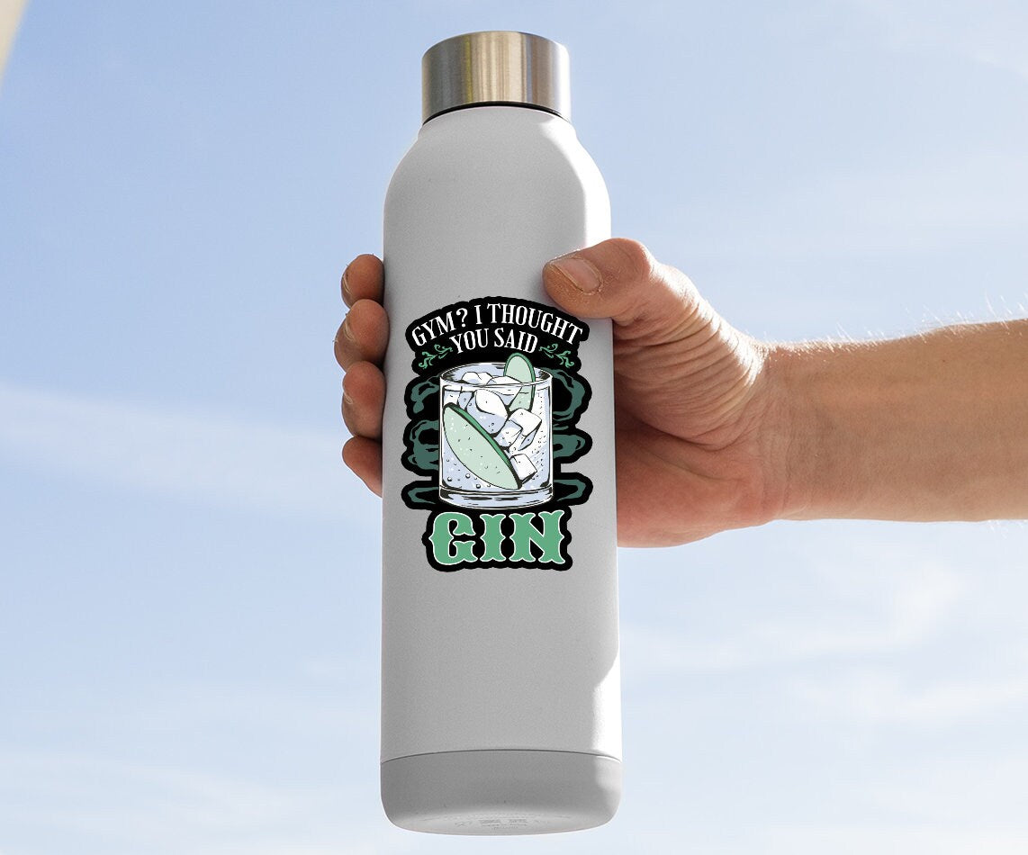 Gym? I Thought You Said Gin Stickers
