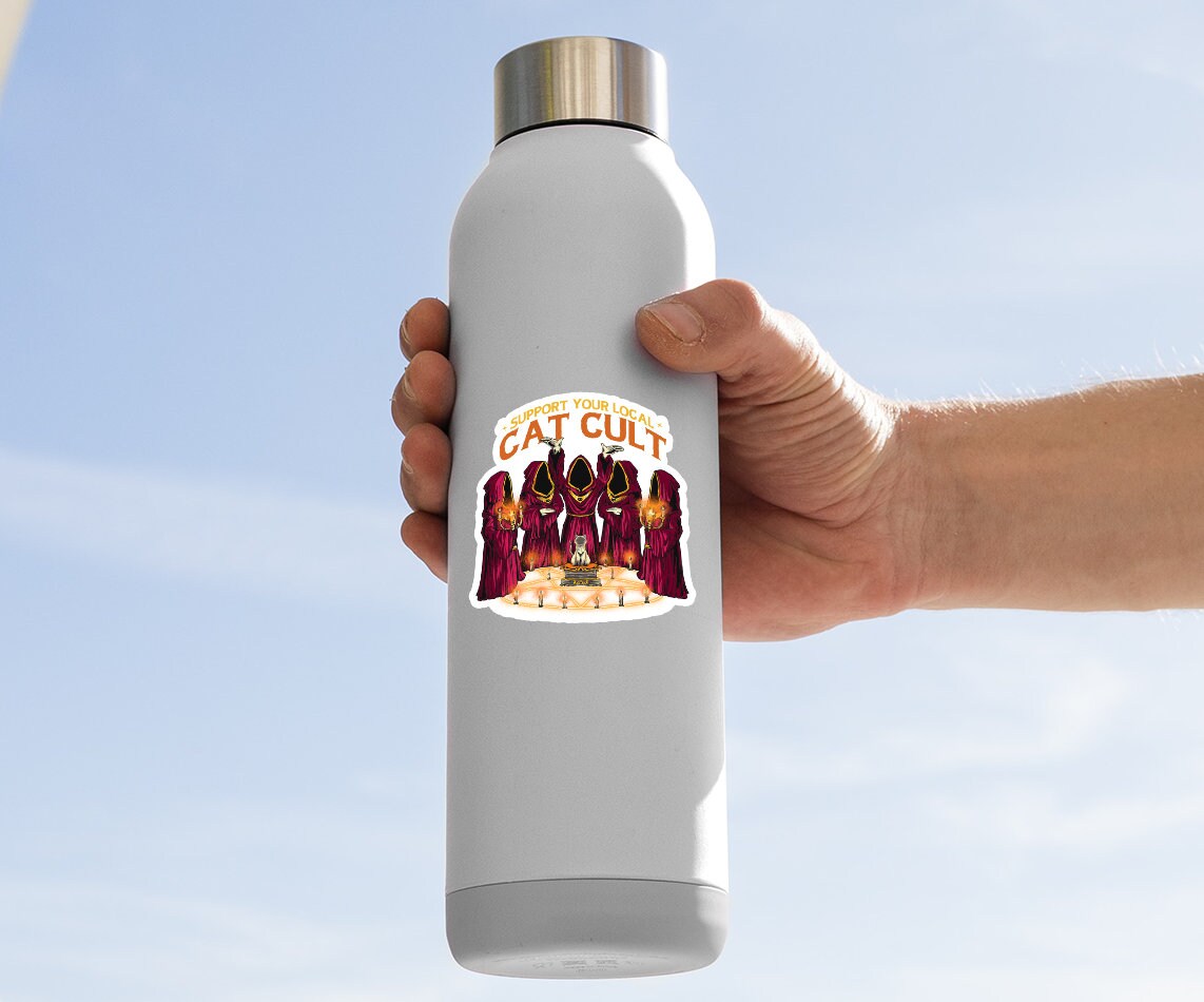 Support Your Local Cat Cult Sticker