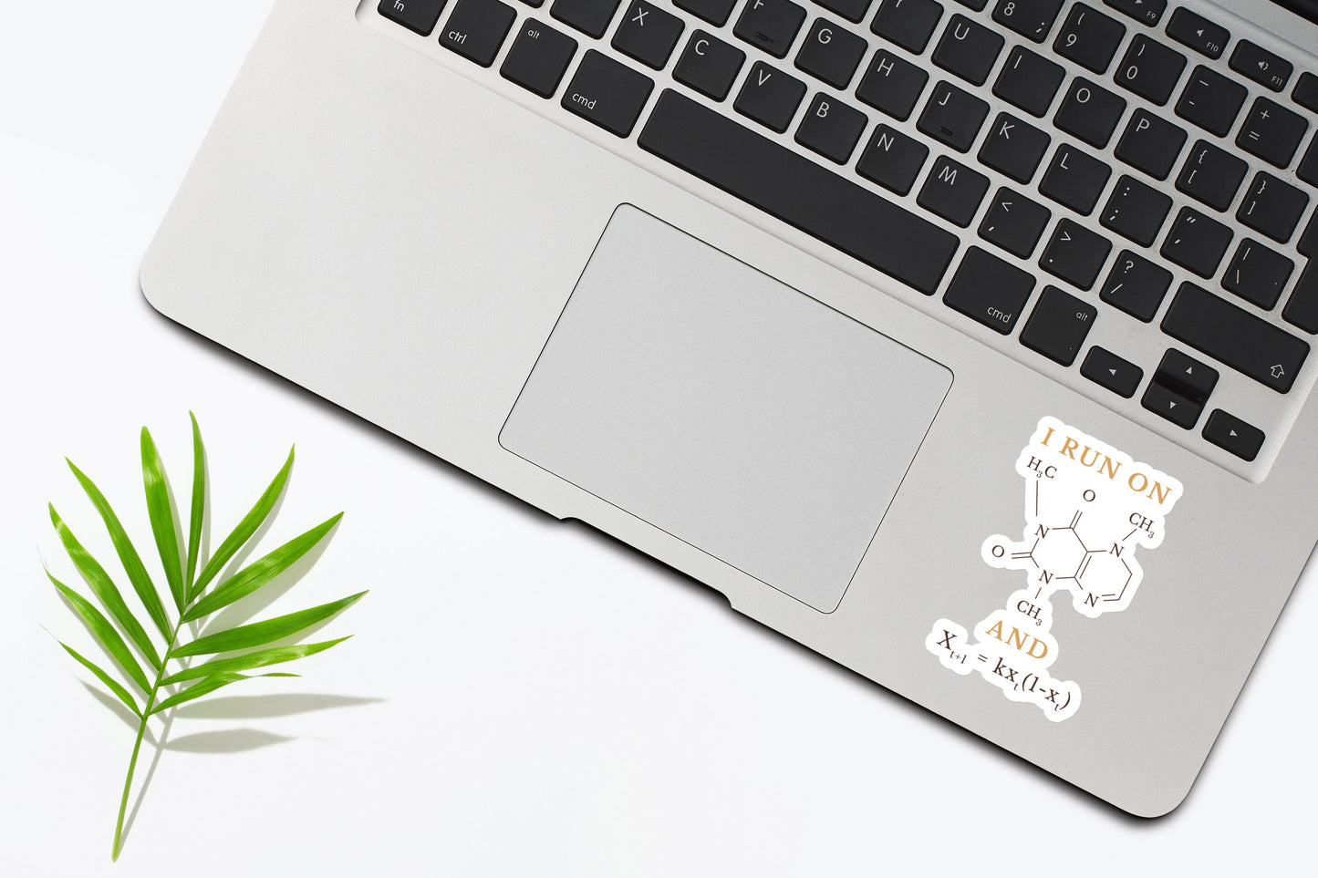 I Run On Caffeine Formula Sticker