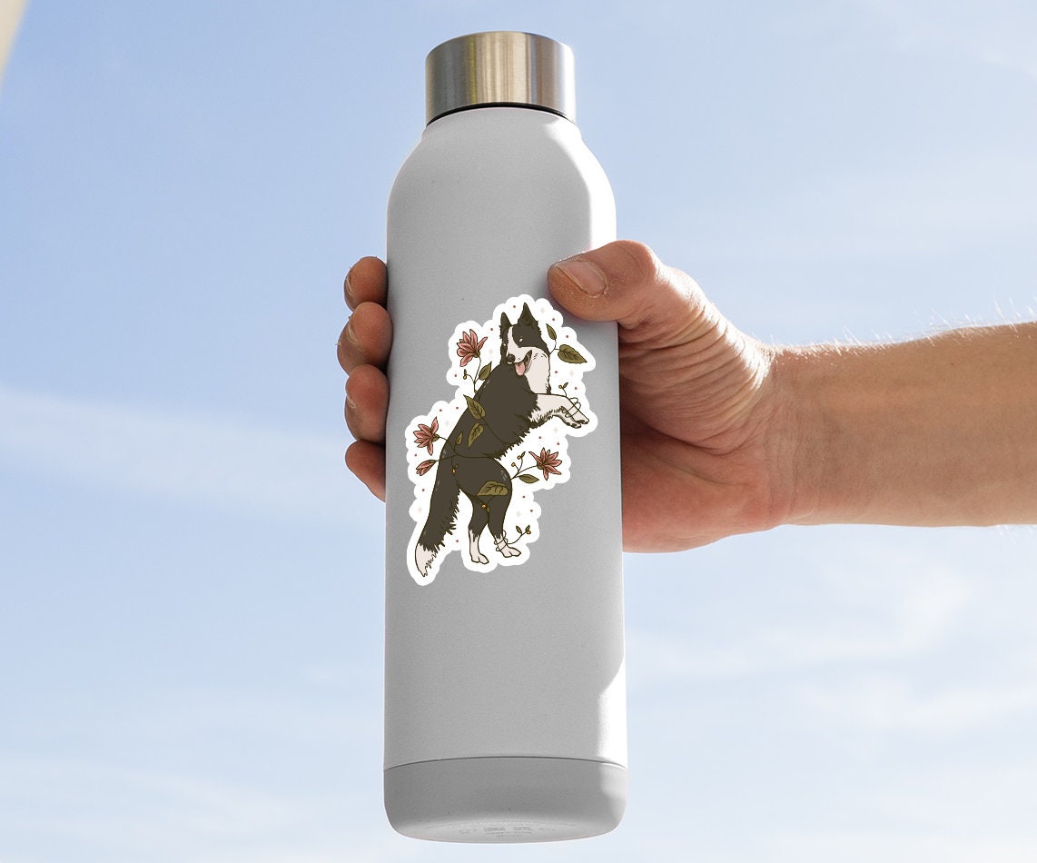 Floral Dog Sticker