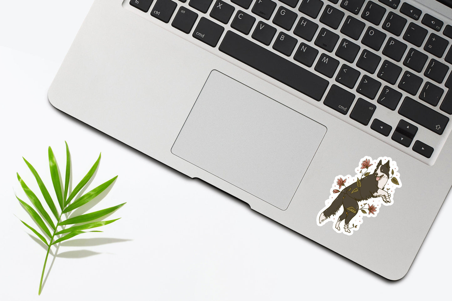 Floral Dog Sticker