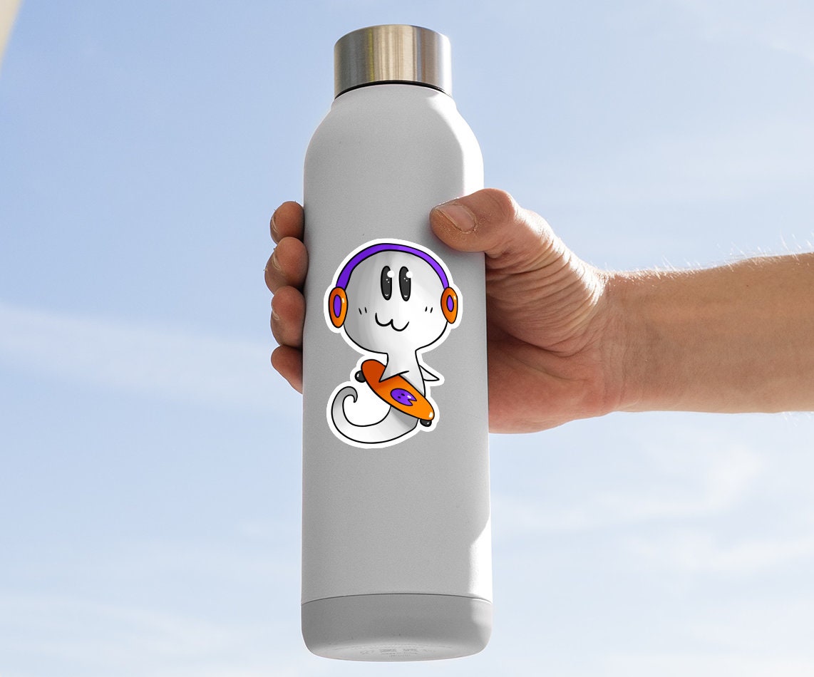 Skater Ghost Sticker