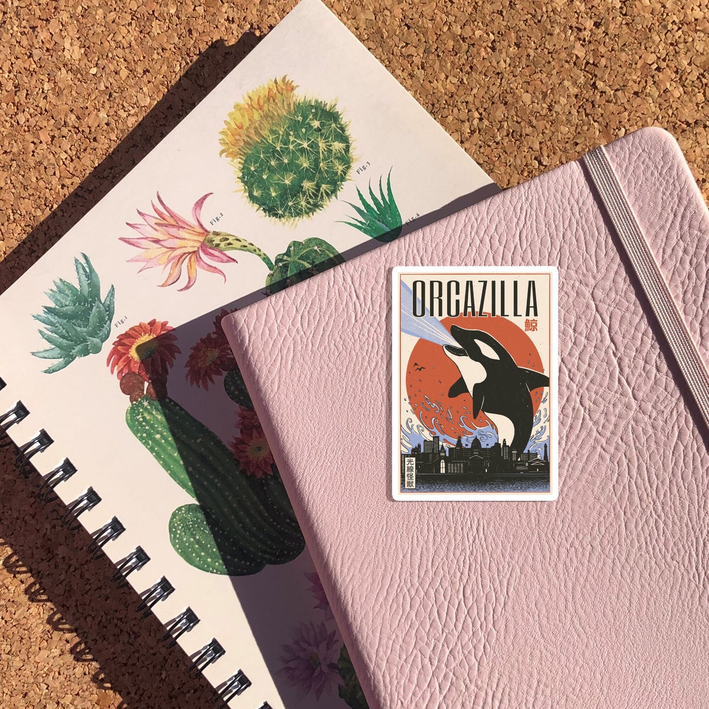 Orgazilla Orca Whale Sticker