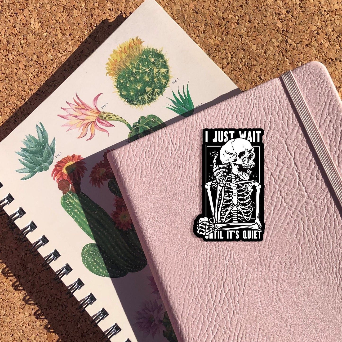 I Just Wait Until It's Quiet Teacher Sticker
