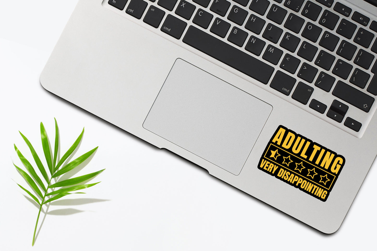 Adulting 1 Star Review Sticker
