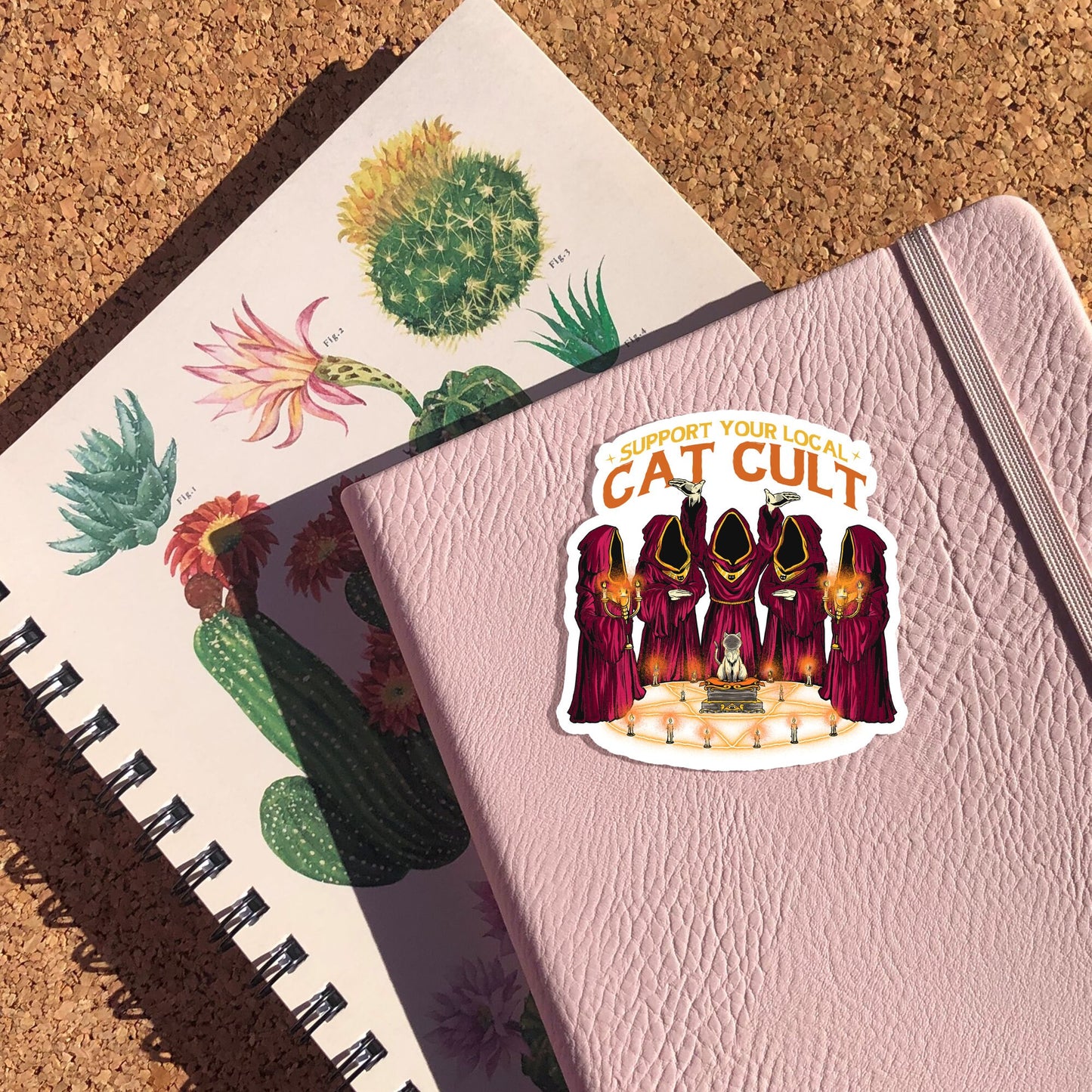 Support Your Local Cat Cult Sticker