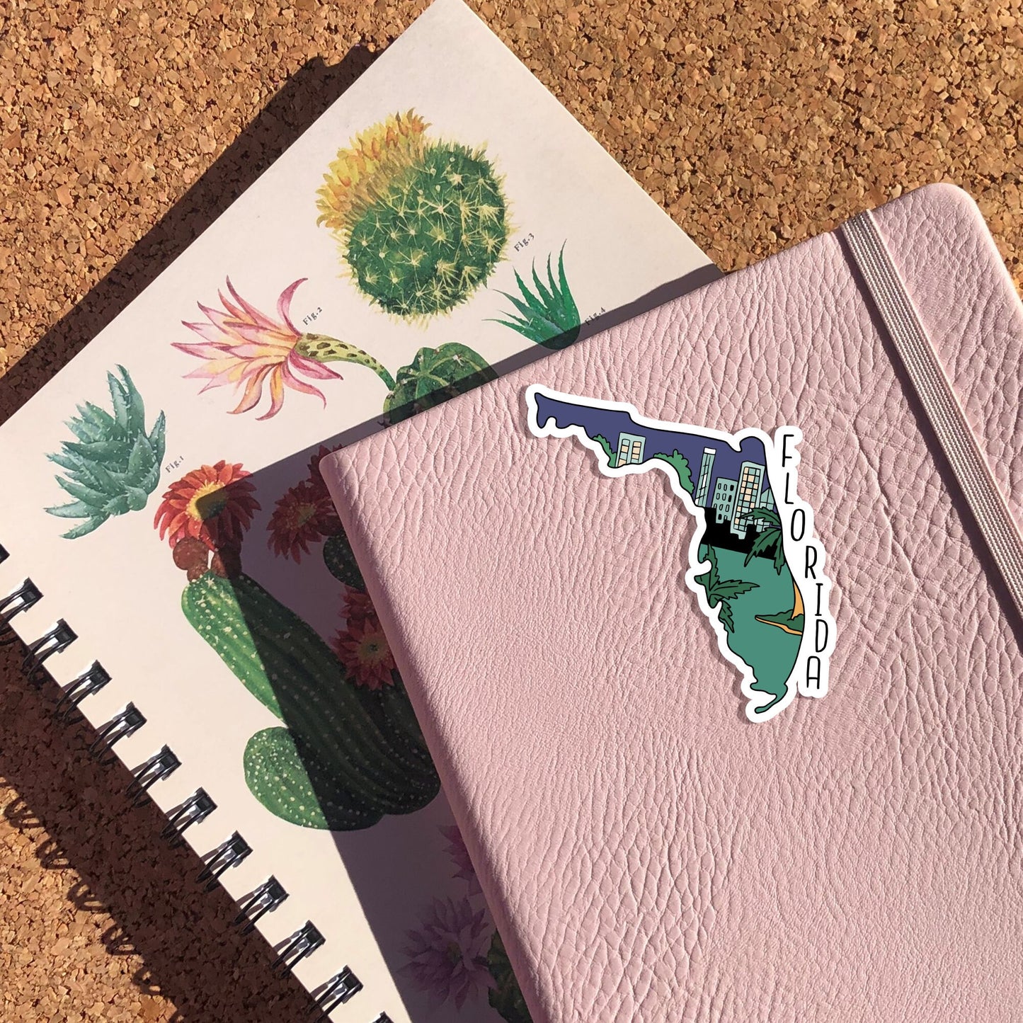 Florida State Shaped Sticker