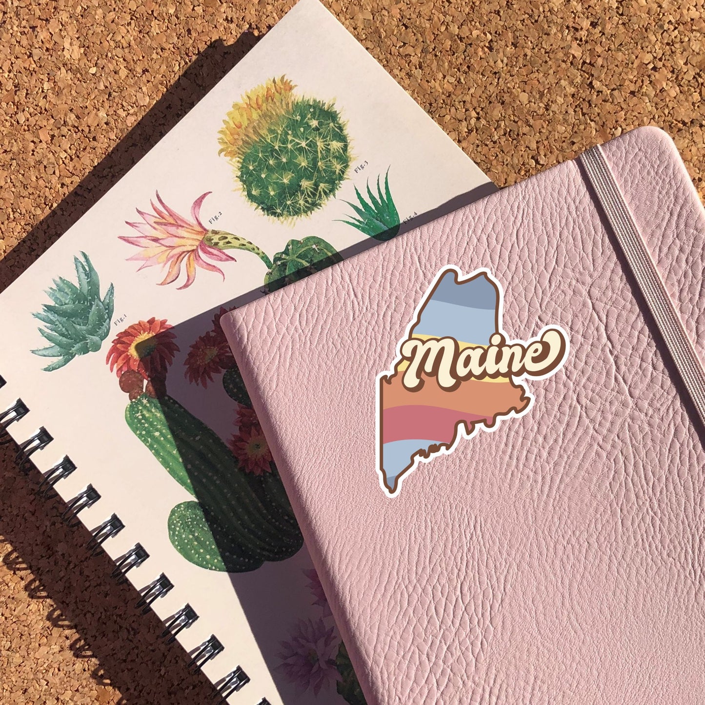 Maine State Shaped Sticker