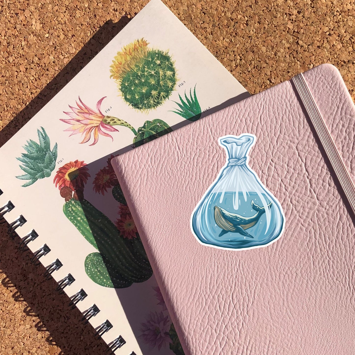 Whale In A Bag Sticker