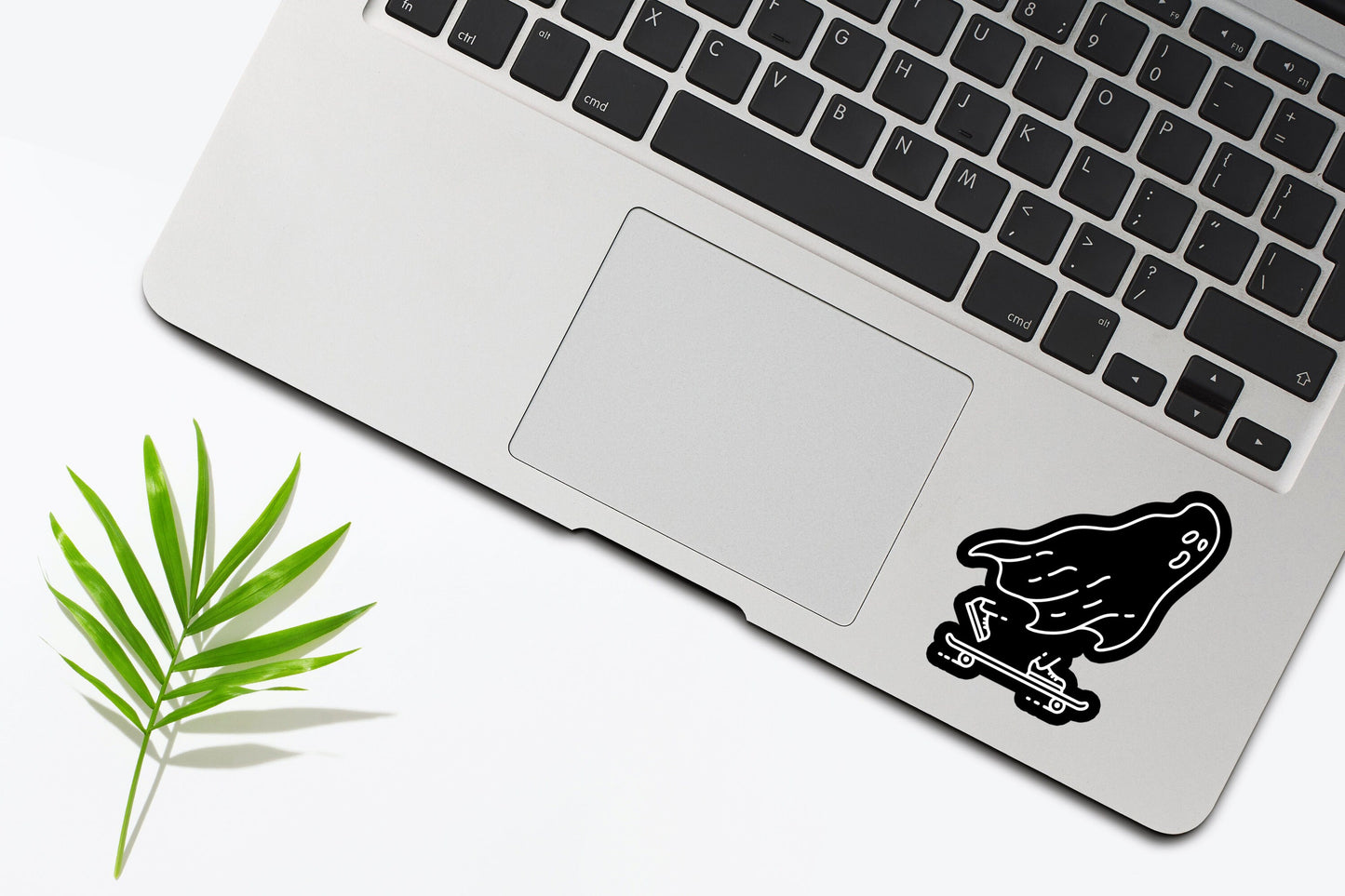 Goth Skater Ghost Sticker