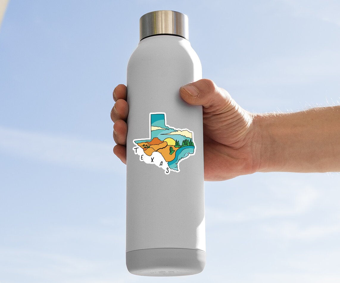 Texas State Shaped Sticker