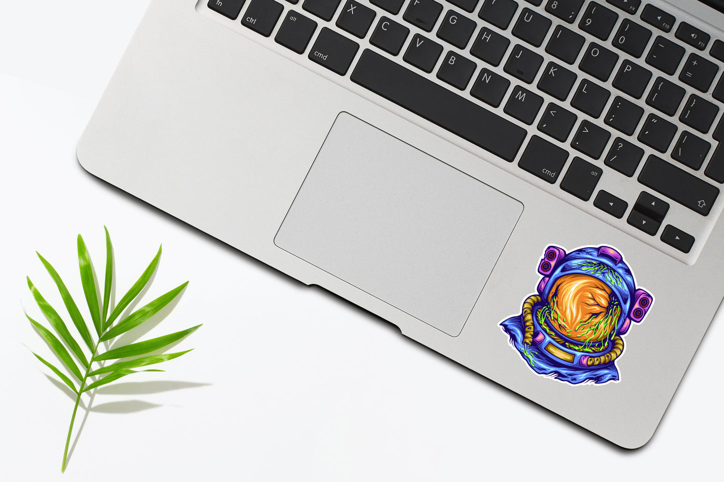 Alien Space Helmet Sticker