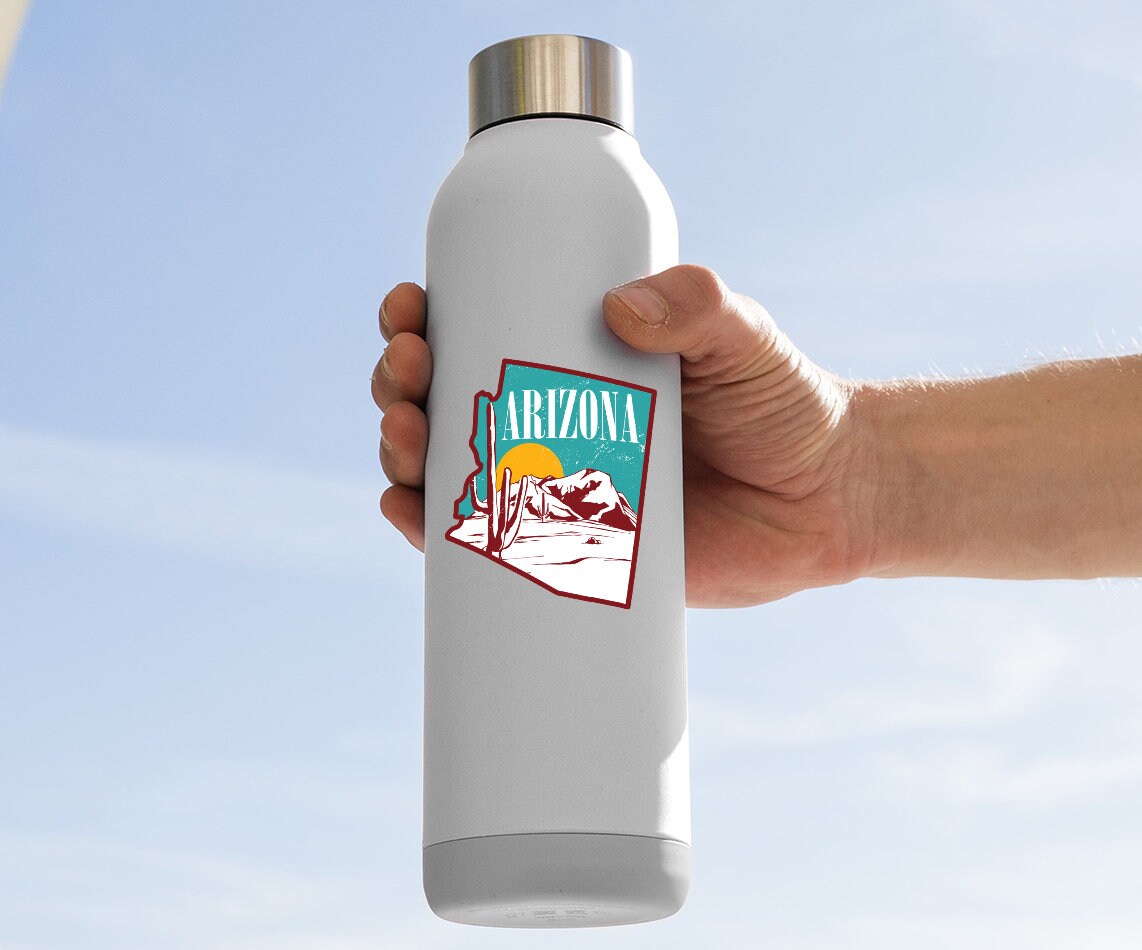 Arizona State Shaped Sticker
