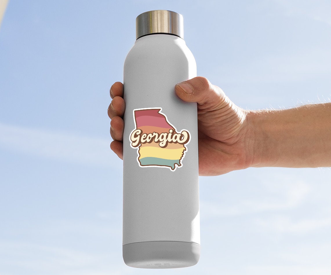 Georgia State Shaped Sticker