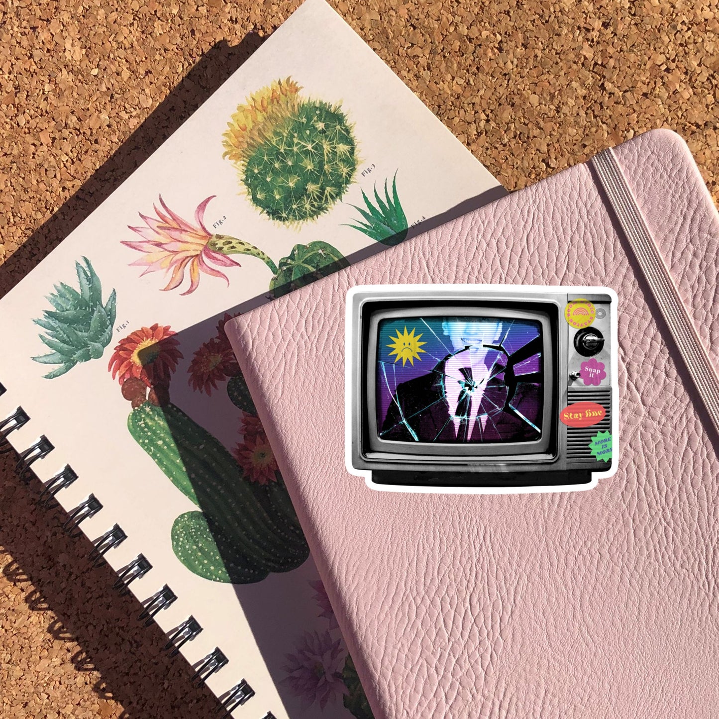 Retro Vintage TV Sticker
