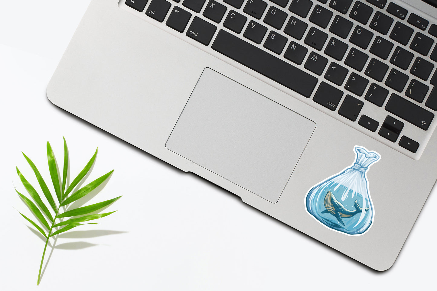 Whale In A Bag Sticker