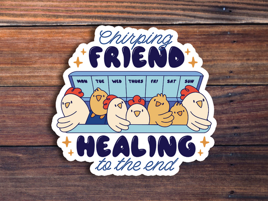 Chirping Friend Chicken Sticker