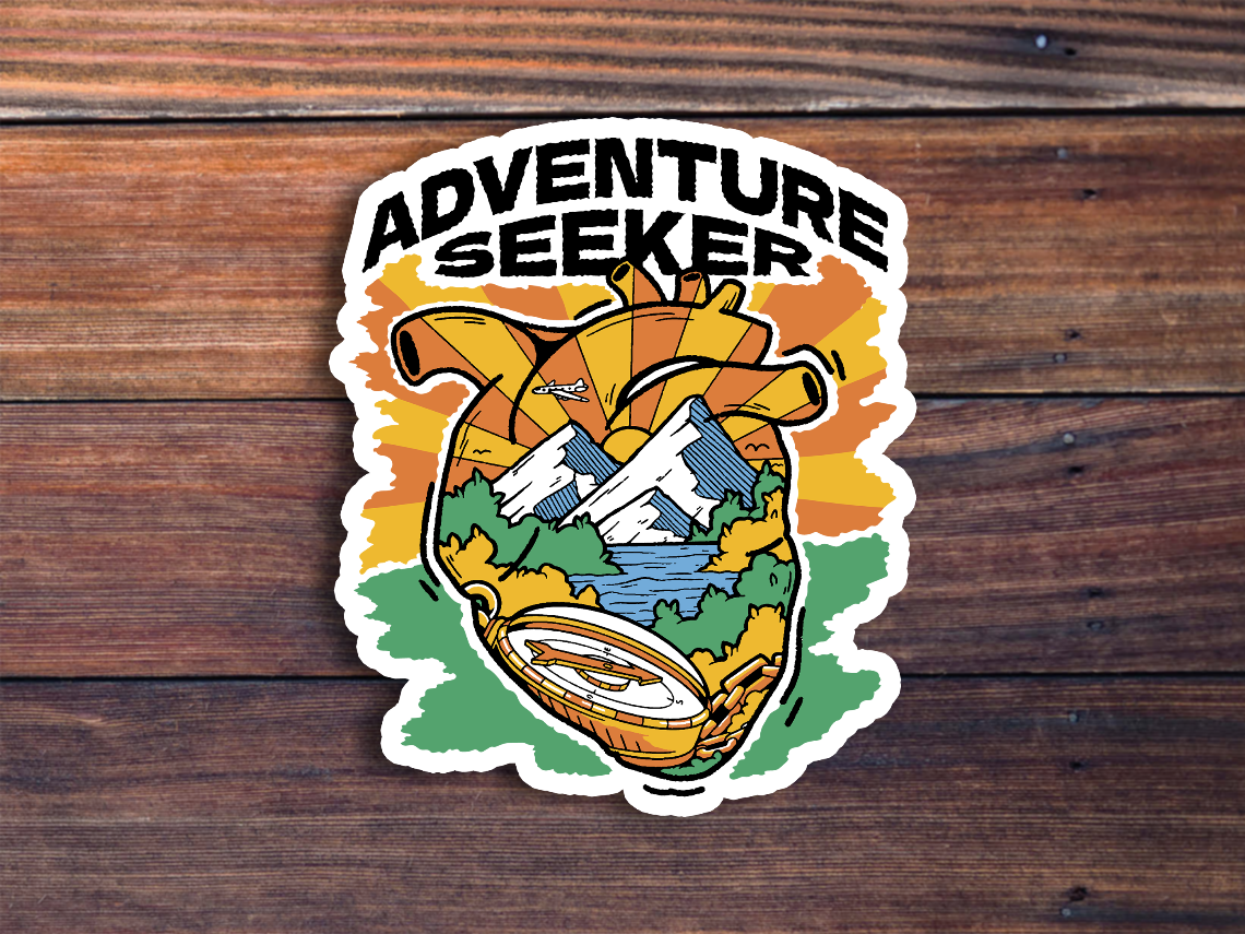 Adventure Seeker Sticker