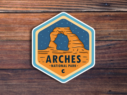 Arches National Park Sticker