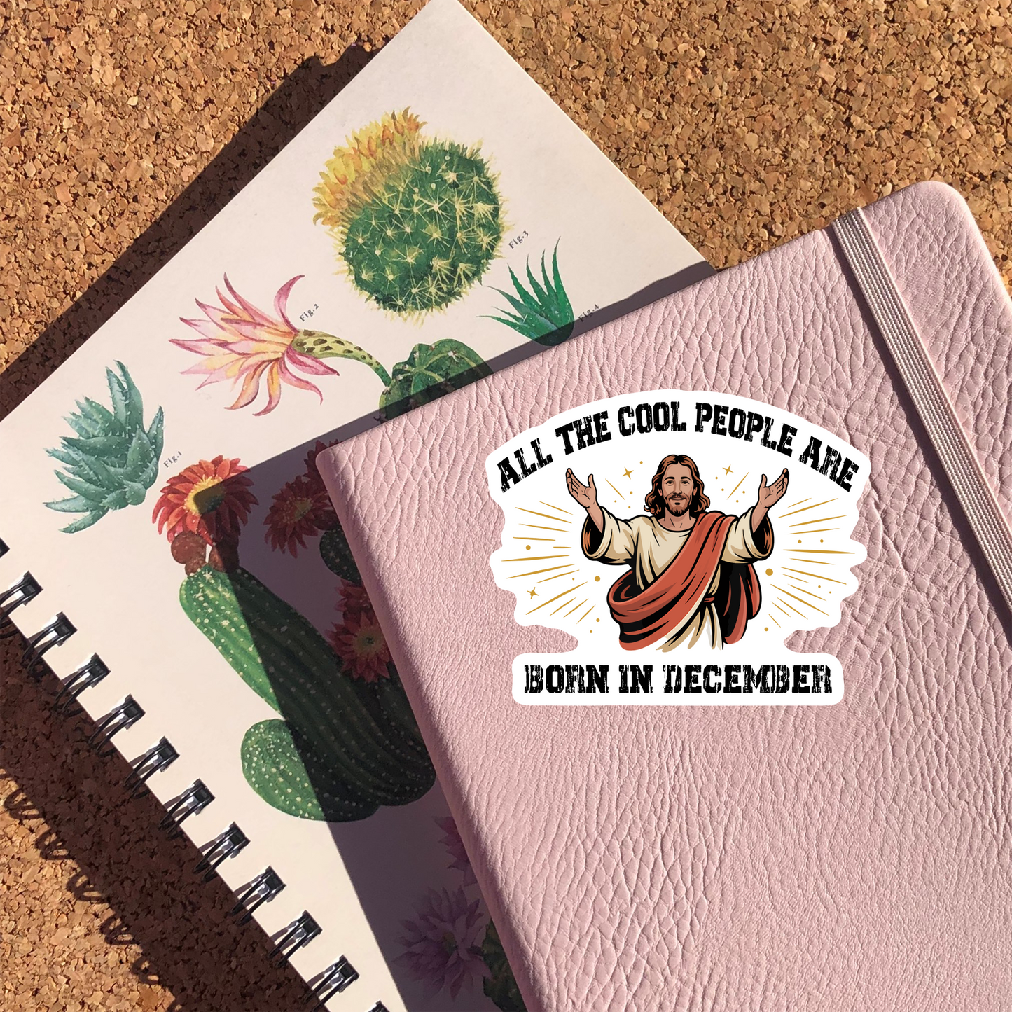 All The Cool People Are Born In December Sticker