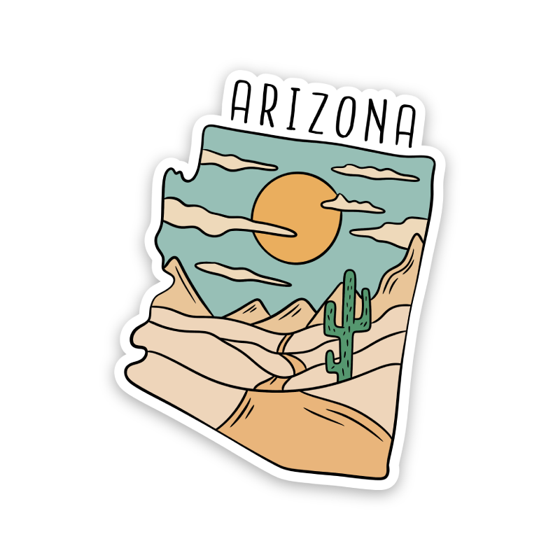 Arizona Shaped Sticker