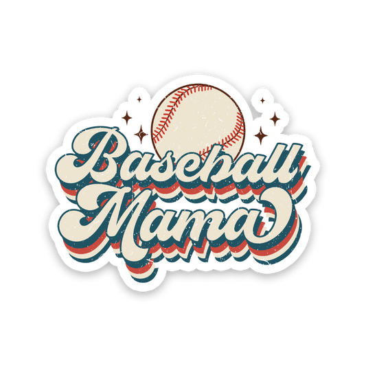 Baseball Mama Sticker