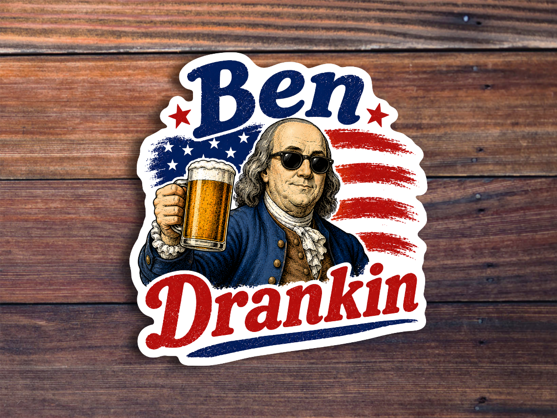 Ben Drankin Sticker
