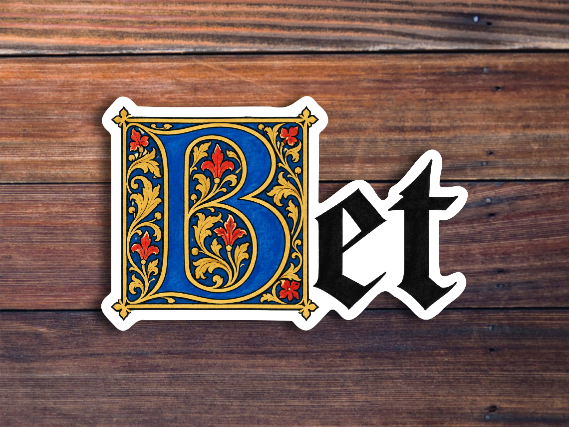Bet Medieval Sticker