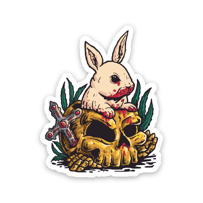Bloody Bunny Sticker