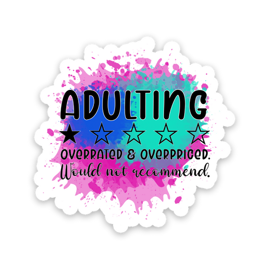 Colorful Adulting Sticker