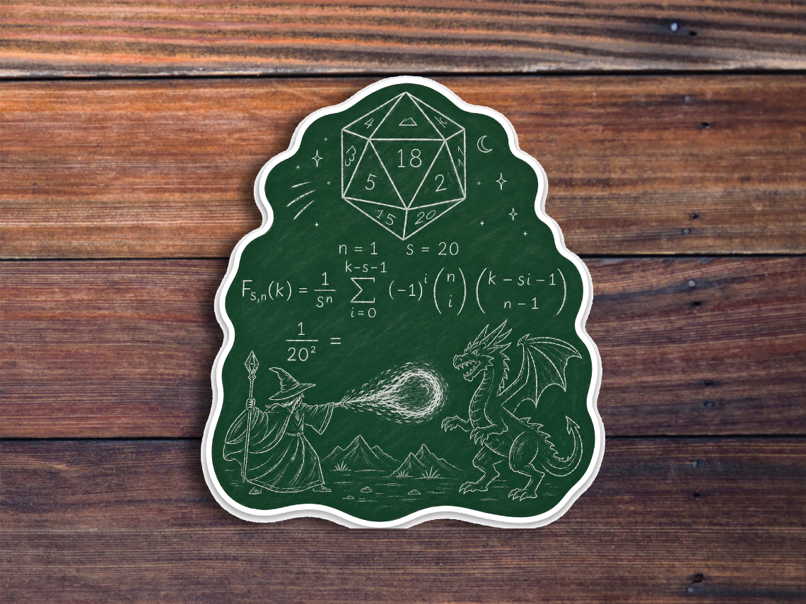 D20 Formula Sticker