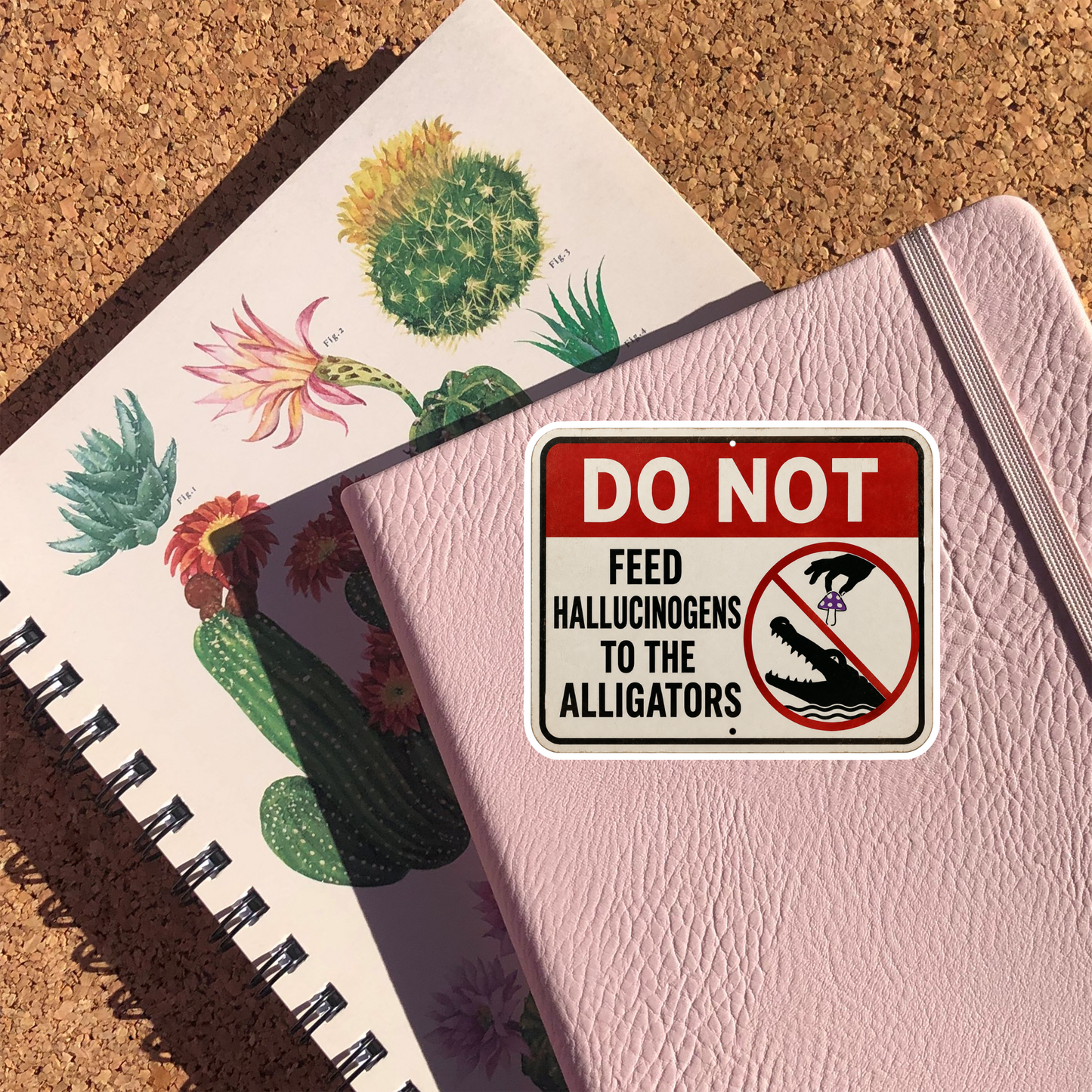 Do Not Feed Hallucinogens To The Alligators Sticker