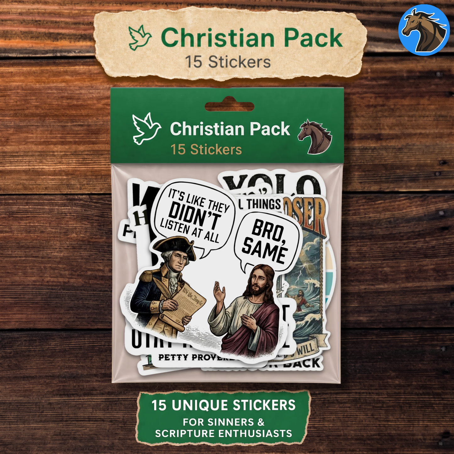 Christian Sticker Pack