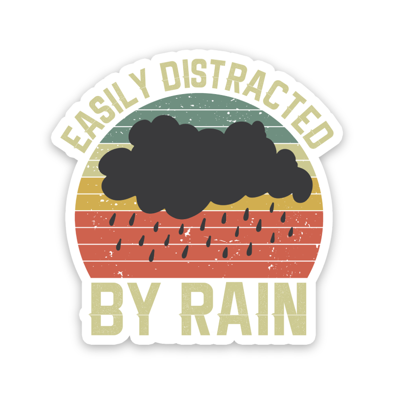 Easily Distracted By Rain Sticker
