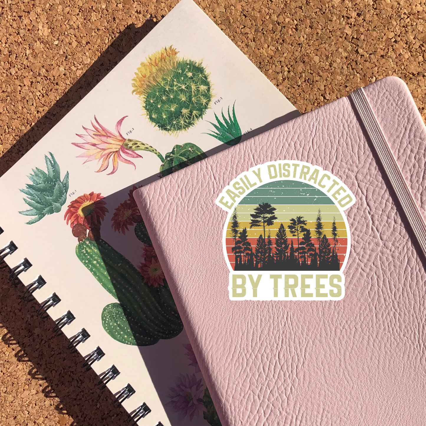Easily Distracted By Trees Sticker