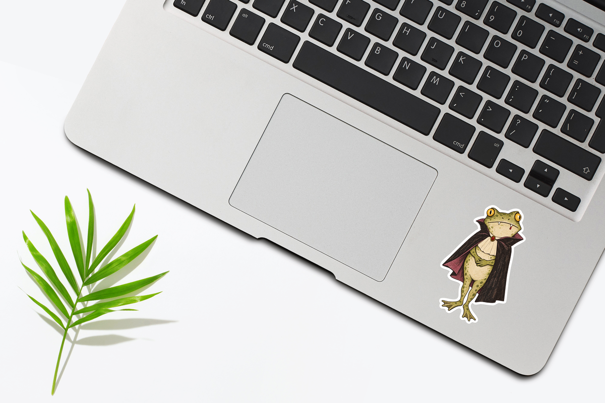 Vampire Frog Sticker